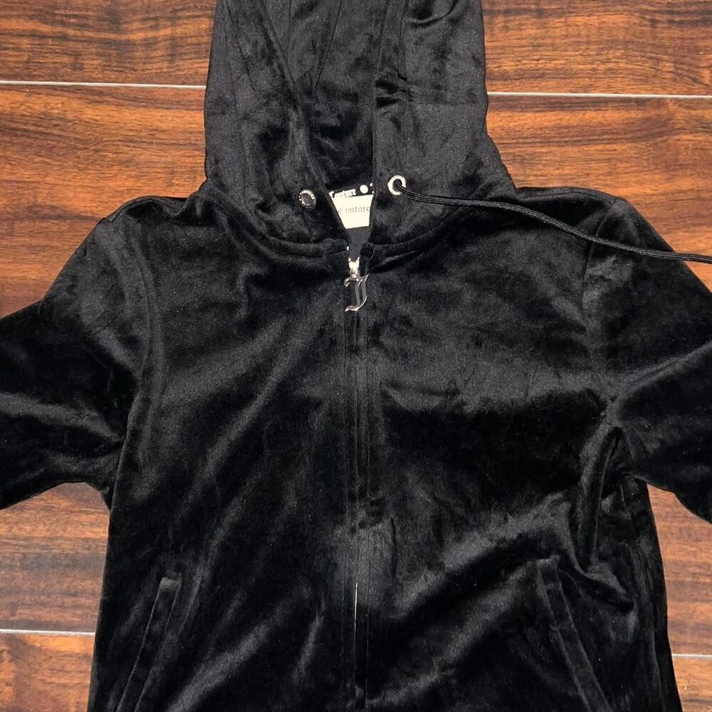 Juicy-couture Women's Black Bling Zip Up